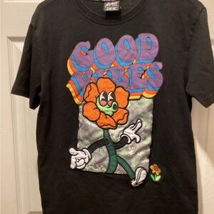 Nickelodeon Black T-Shirt with Colorful Graphic 14/16